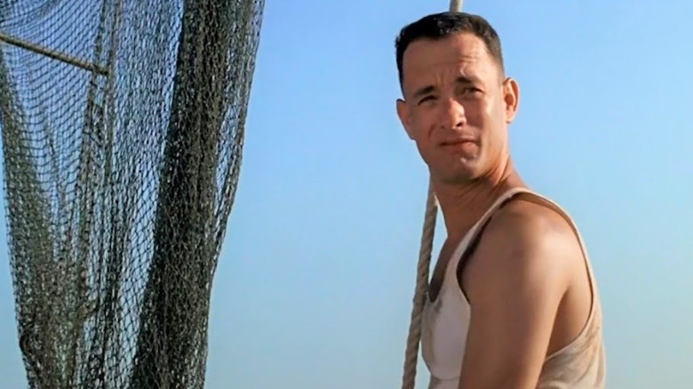 Forrest on his shrimp boat