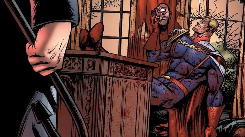 Billy Butcher confronts Homelander at the White House.