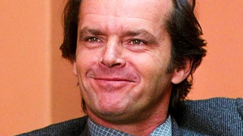 Jack Torrance smiles in close-up