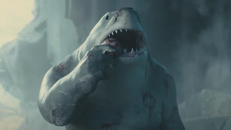 King Shark eating