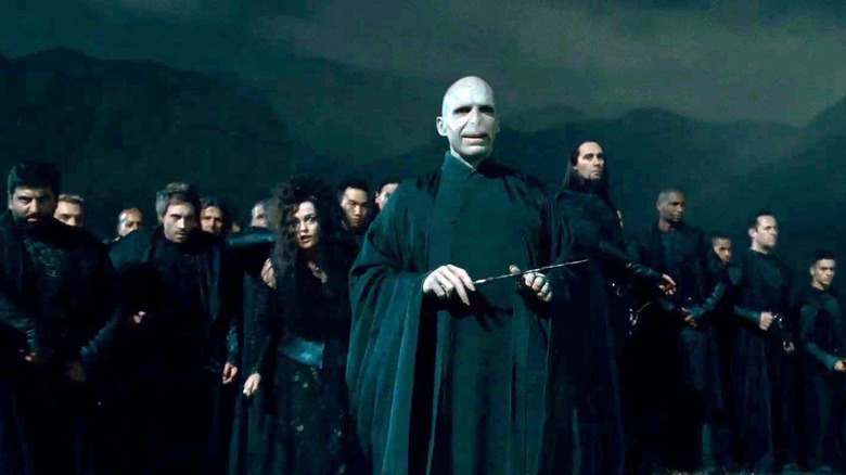 Voldemort with his followers