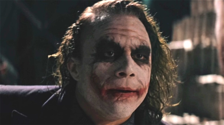 The Joker staring in The Dark Knight