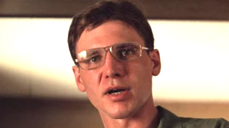 Harrison Ford wearing glasses