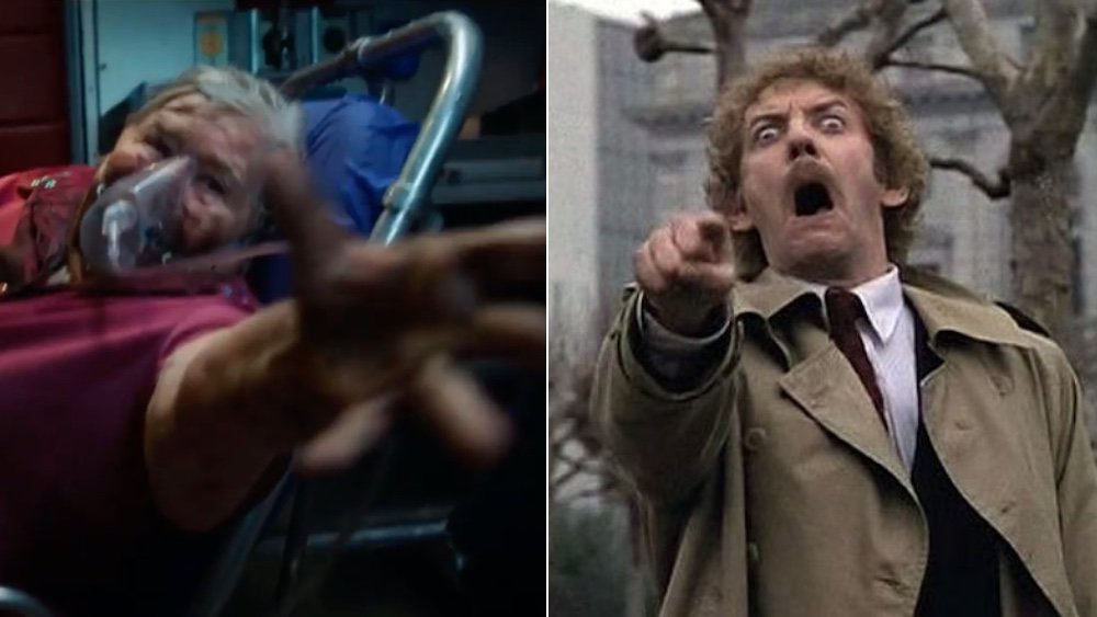 Split with shots from Stranger Things 3 and Invasion of the Body Snatchers