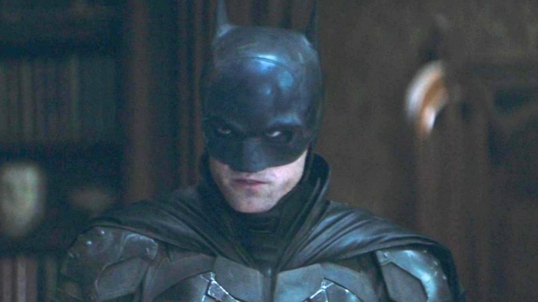 The Batman looking determined