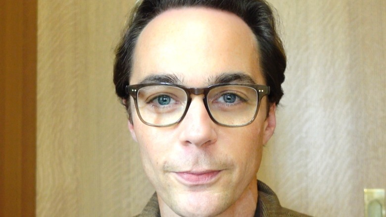 Jim Parsons wearing glasses