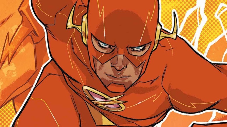 Barry Allen running