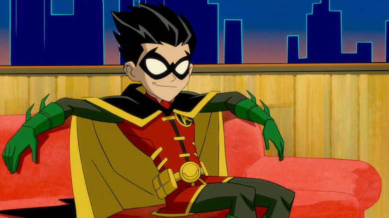 Damian Wayne lounges