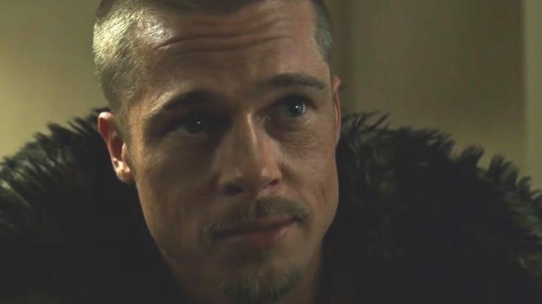 Brad Pitt acting in Fight Club
