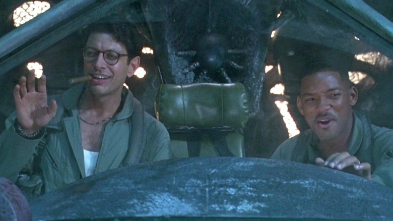 David Levinson Steven Hiller waving