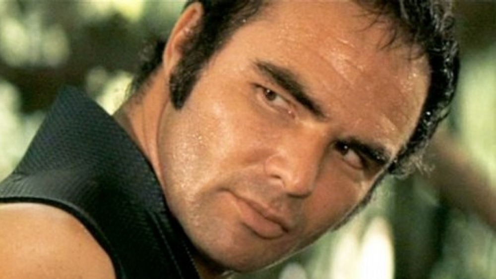 Burt Reynolds stares in Deliverance 