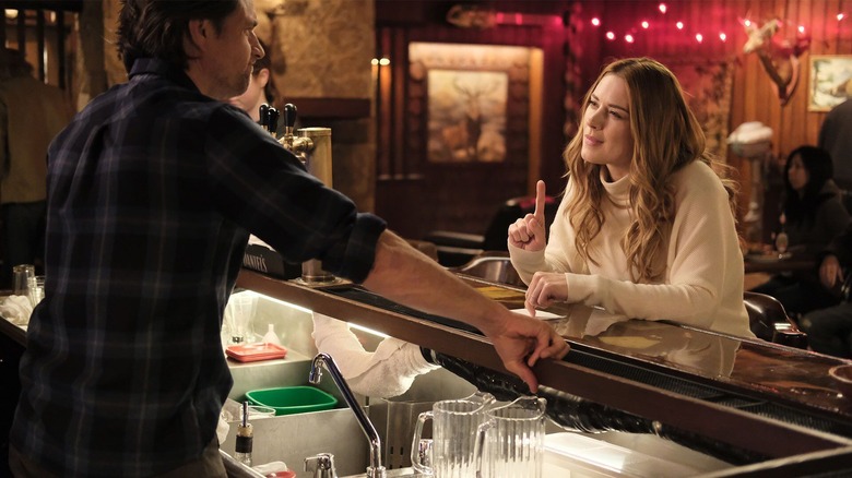 Jack and Mel in Jack's Bar