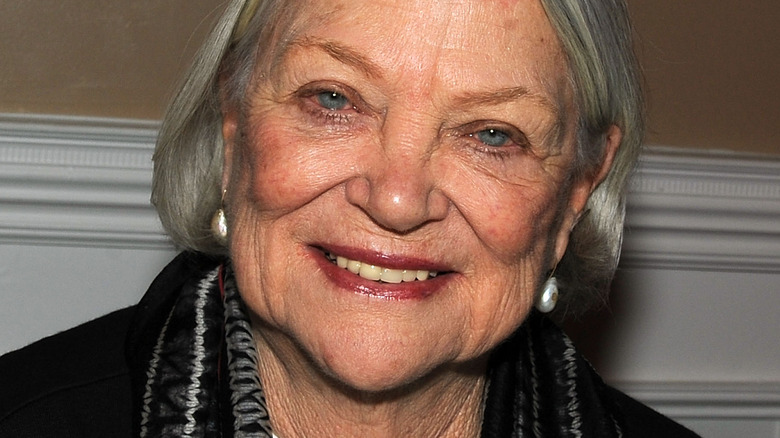 Louise Fletcher looking happy