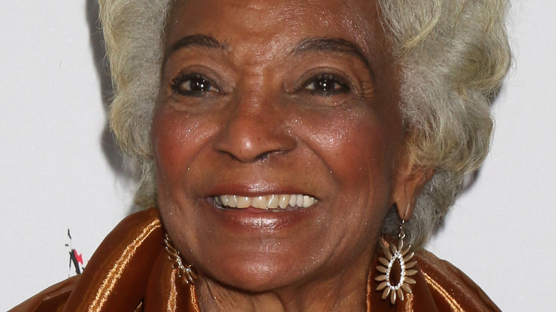 Nichelle Nichols smiling