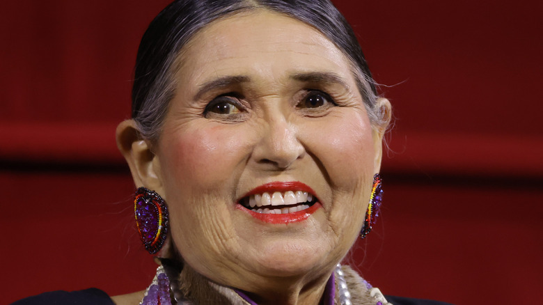 Sacheen Littlefeather at an event