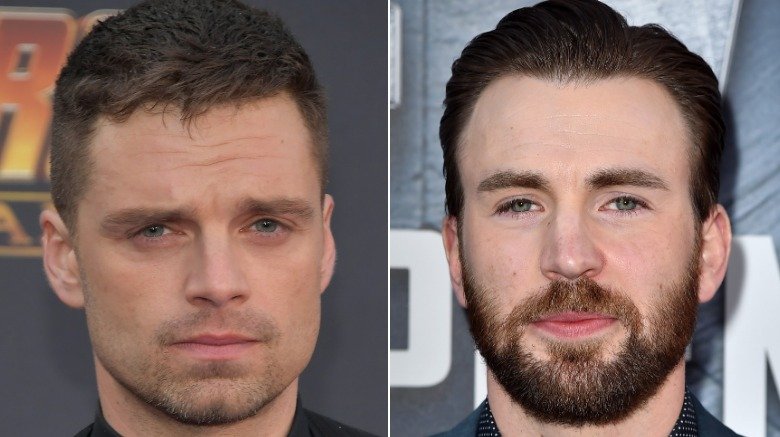 Sebastian Stan and Chris Evans