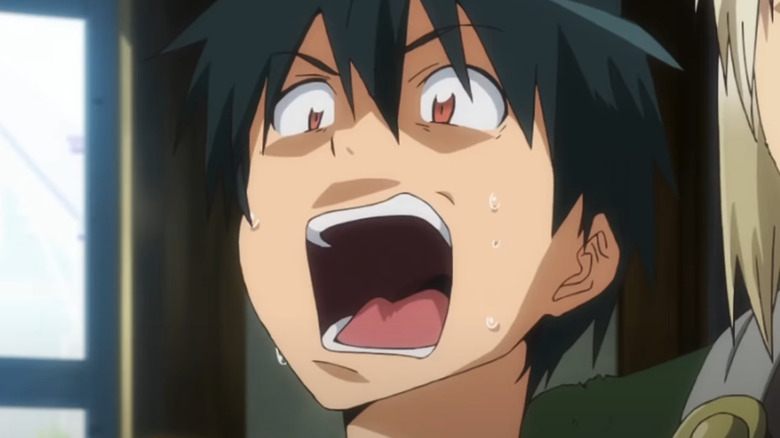 Sadao Maou gasping