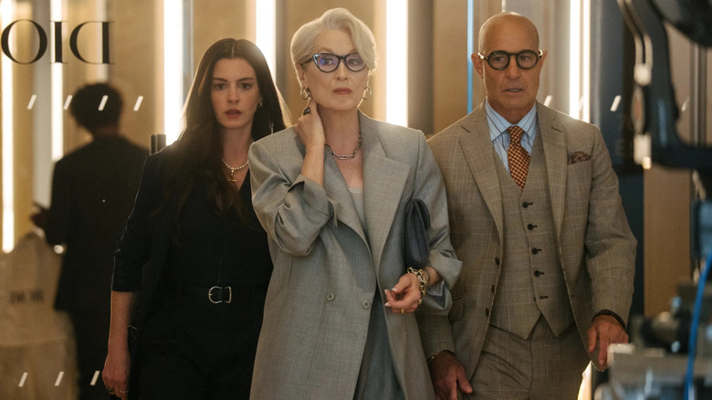 Andy, Miranda, and Nigel at Dior in The Devil Wears Prada 2 (2026)