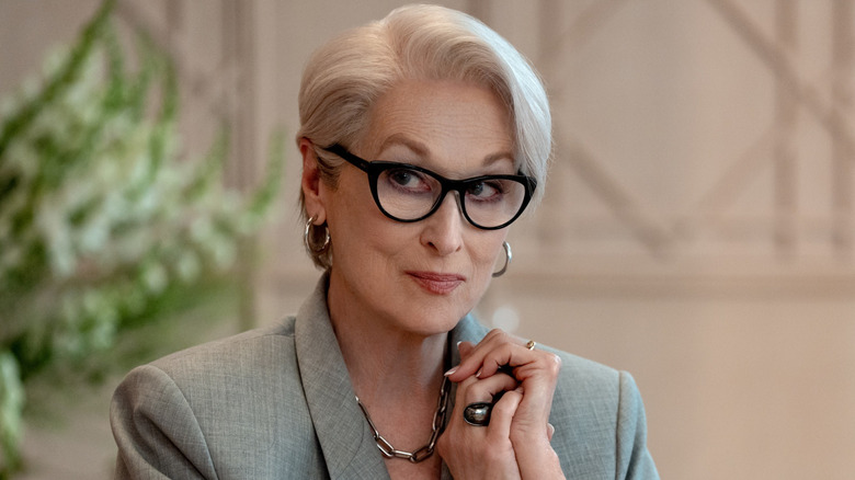 Miranda Priestly gives someone the side eye in 