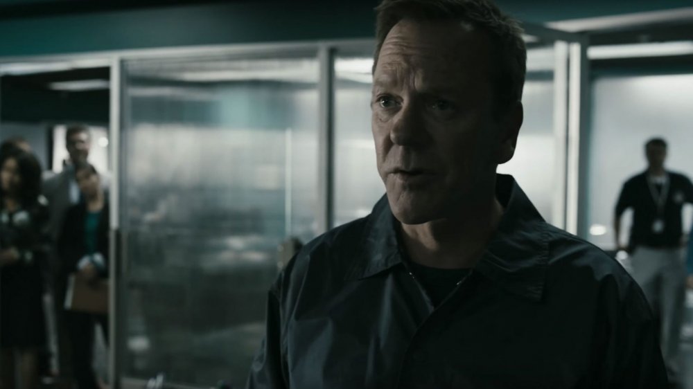 Keifer Sutherland as Detective Clay Bryce on The Fugitive