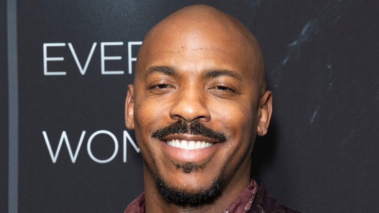 Mehcad Brooks smiling