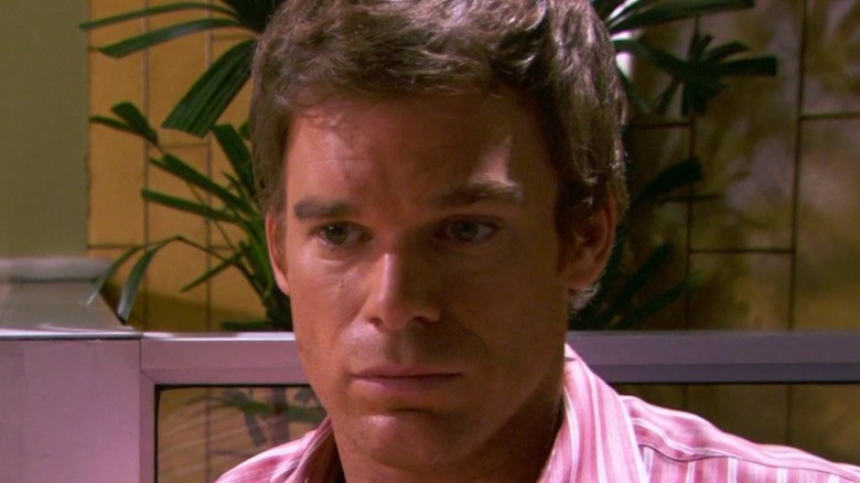 Michael C. Hall as Dexter staring