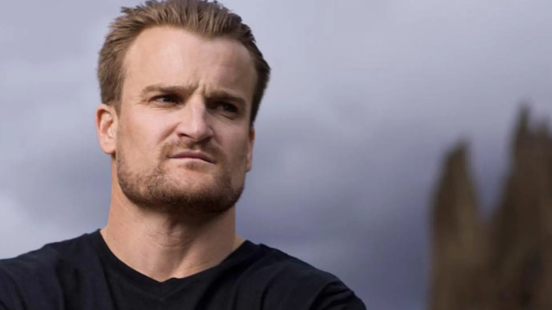 Tim Zickuhr looking angry in Ice Road Truckers