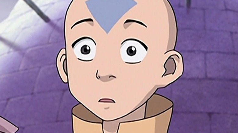 Aang surprised