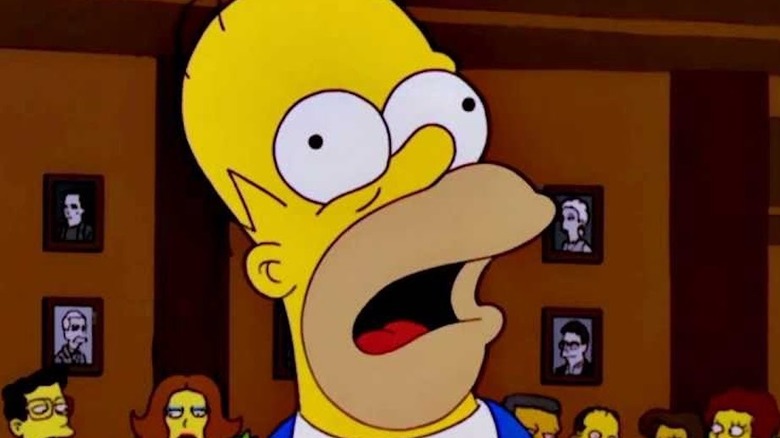 Homer screaming