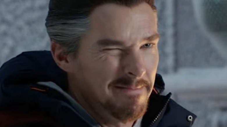 Doctor Strange winking