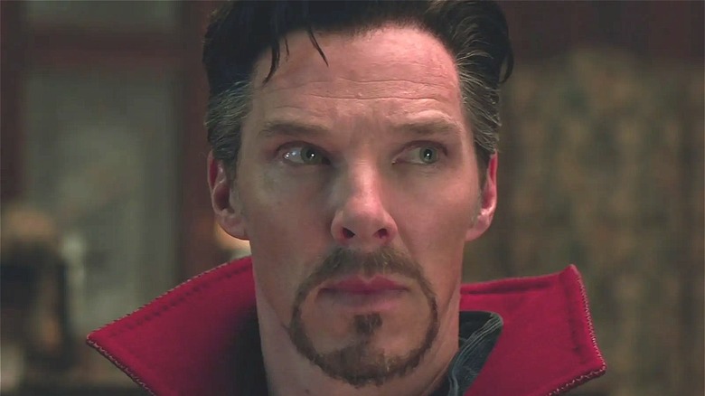 Doctor Strange looking off to the side