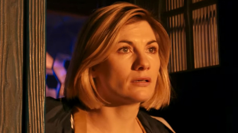 The 13th Doctor staring off