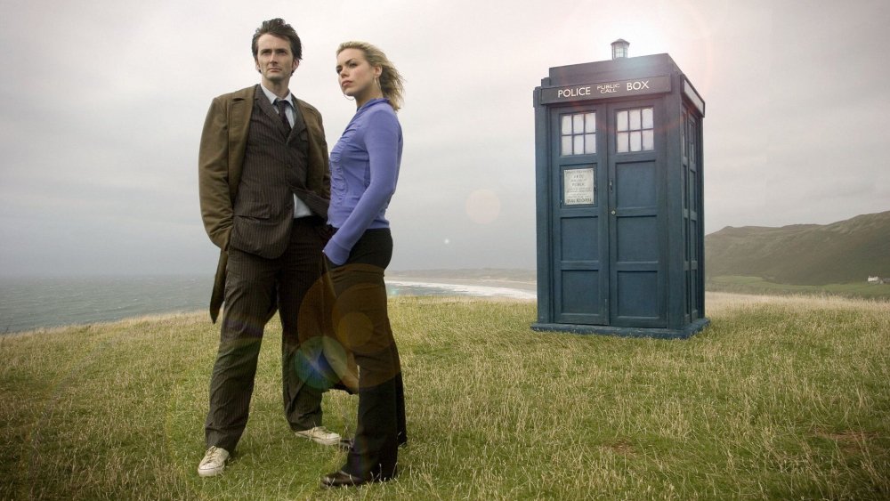 David Tennant and Billie Piper in the Doctor Who episode New Earth