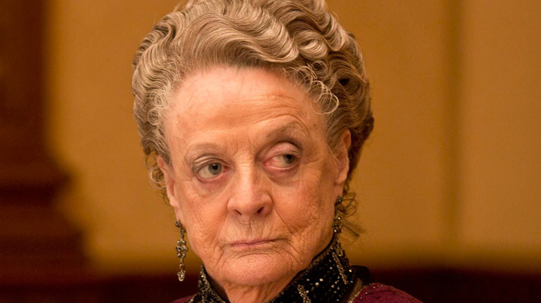 Violet Crawley Dining on Downton Abbey