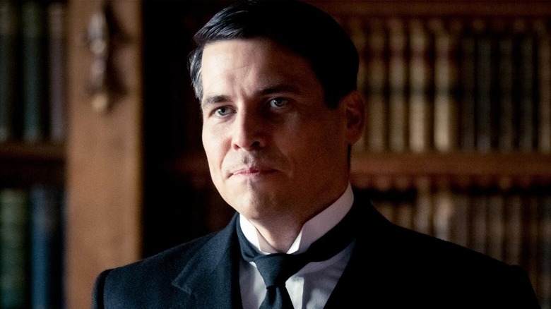 Thomas Barrow wincing on Downton Abbey