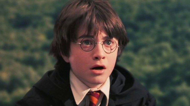 Harry with shocked face close-up