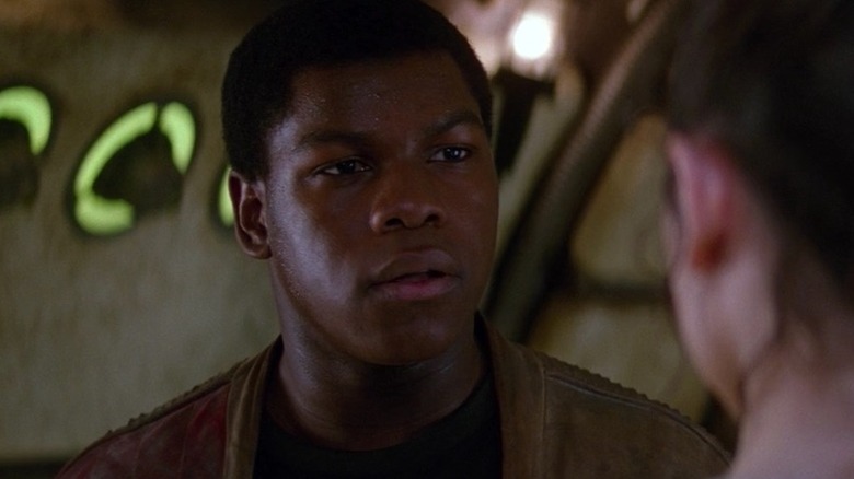 Finn in The Force Awakens