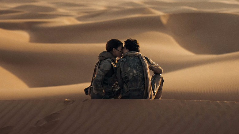 Chani Paul kissing sand dunes