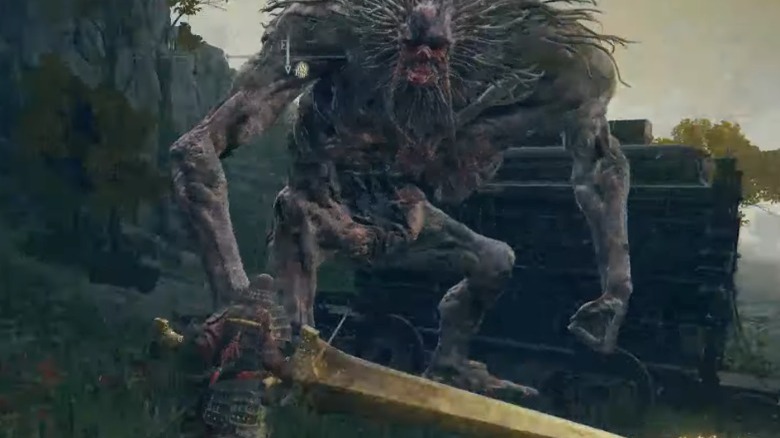 Elden Ring Stormgate Troll boss