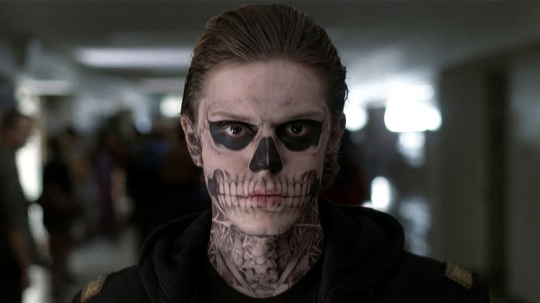 Tate Langdon in the school hallway