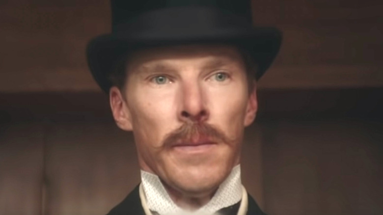 Benedict Cumberbatch wearing top hat