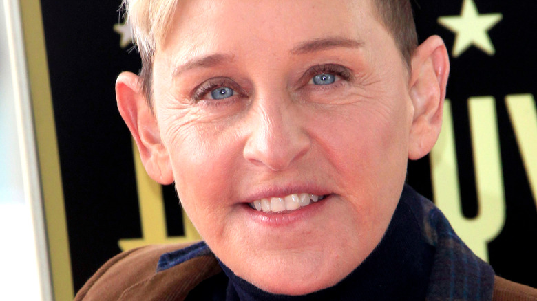 Ellen DeGeneres smiling