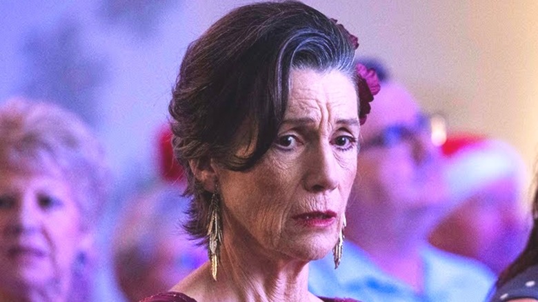 Dame Harriet Walter The End frowning