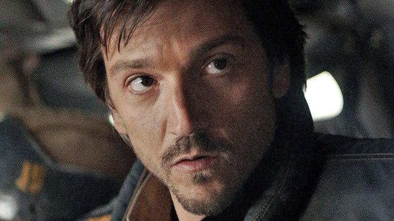 Cassian Andor stares