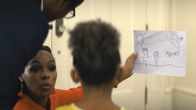 Veronica holding Kennedi's picture