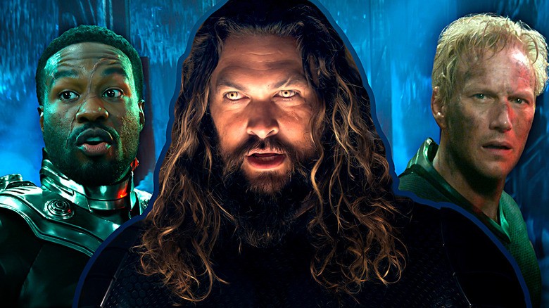 Black Manta, Aquaman, and Orm