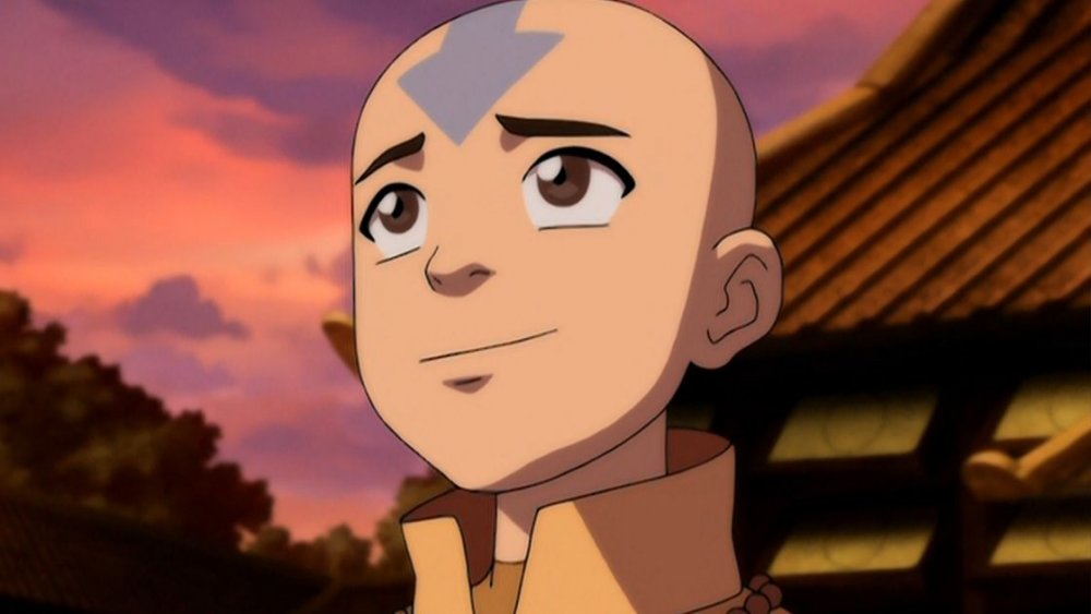 Aang Sees Past Avatars