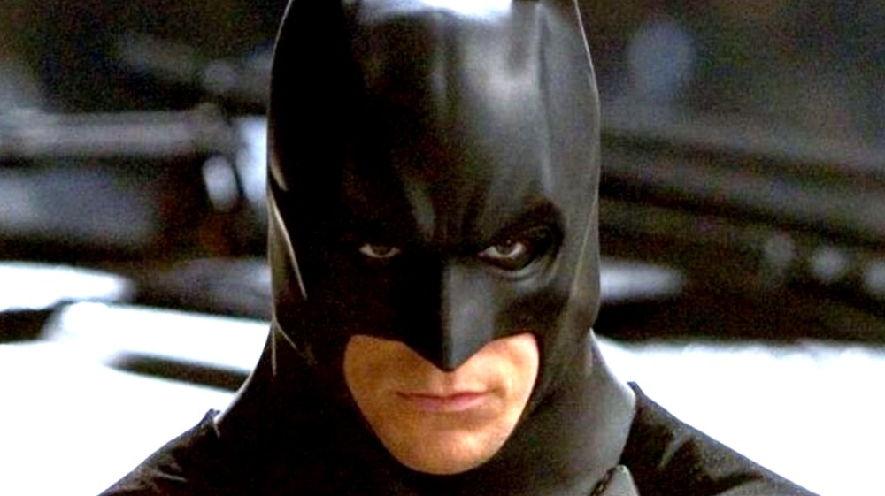 Batman glaring