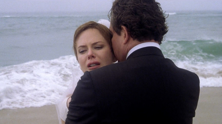 Anna and Joseph in the ocean in "Birth" (2004)