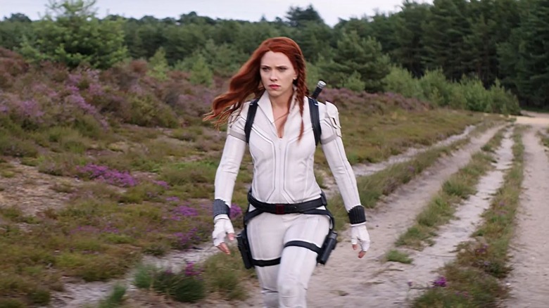 Black Widow walking